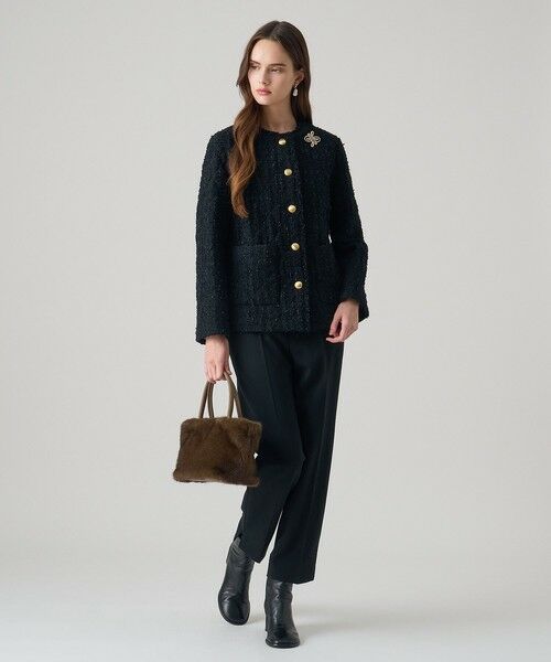 ANAYI / アナイ その他アウター | フラッグツイードキルティングコート | 詳細15