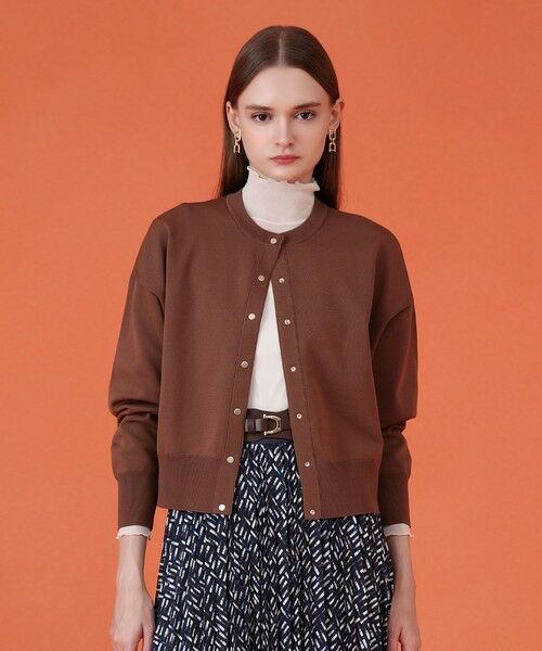 ANAYI / アナイ カーディガン・ボレロ | ドット釦ブルゾン カーディガン | 詳細11