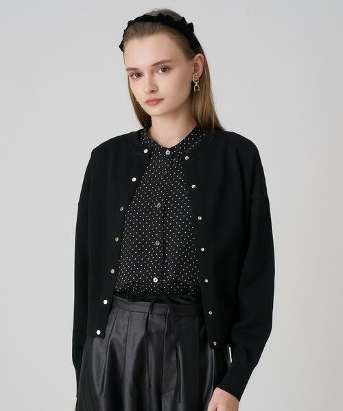 ANAYI / アナイ カーディガン・ボレロ | ドット釦ブルゾン カーディガン | 詳細17