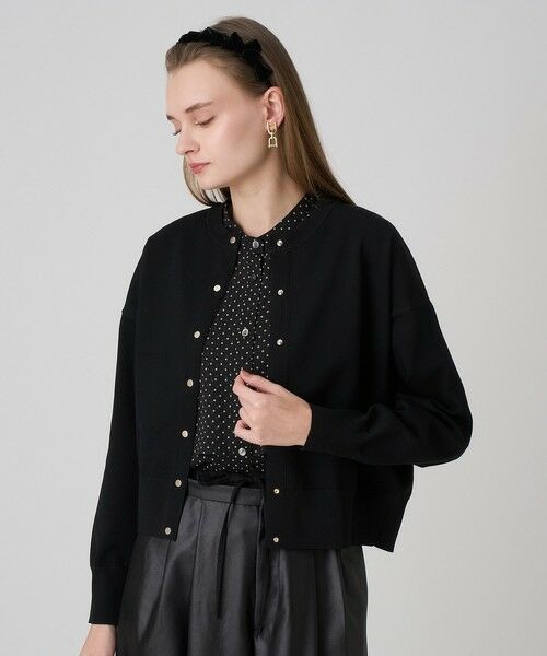 ANAYI / アナイ カーディガン・ボレロ | ドット釦ブルゾン カーディガン | 詳細18