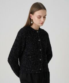 ANAYI / アナイ カーディガン・ボレロ | スパンコールモールクルー カーディガン