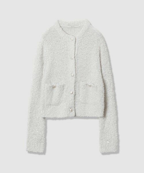 ANAYI / アナイ カーディガン・ボレロ | スパンコールモールクルー カーディガン | 詳細8