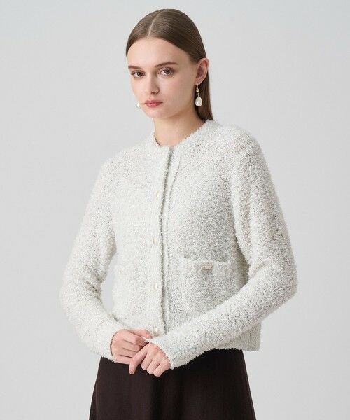 スパンコールモールクルー カーディガン （カーディガン・ボレロ