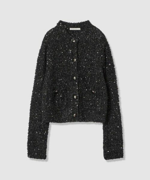 スパンコールモールクルー カーディガン （カーディガン・ボレロ