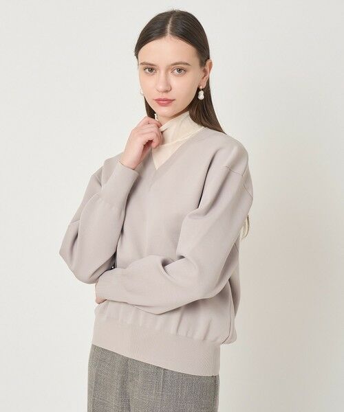 ANAYI / アナイ ニット・セーター | ボリュームショルダーVプルオーバー | 詳細1