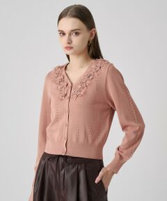 YUさま❣️ANAYI 刺繍入りピンクカーディガン❣️ ANAYI / アナイ トップス（条件：ピンク系）| ファッション通販