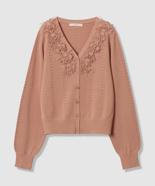 ANAYI / アナイ カーディガン・ボレロ | 立体フラワーレースV カーディガン | 詳細5