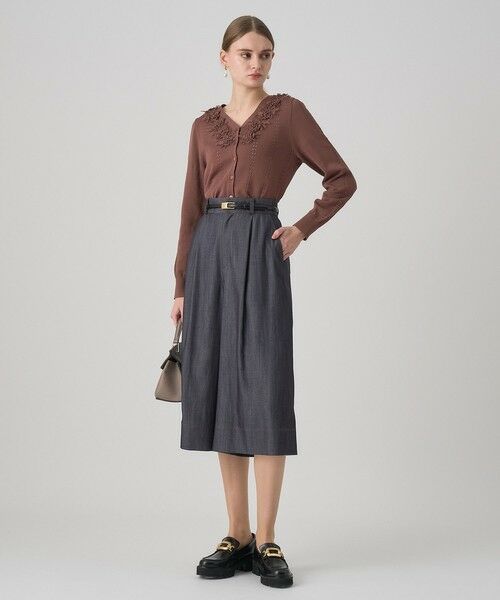 ANAYI / アナイ カーディガン・ボレロ | 立体フラワーレースV カーディガン | 詳細11