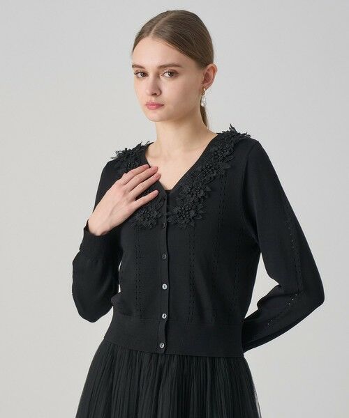 ANAYI / アナイ カーディガン・ボレロ | 立体フラワーレースV カーディガン | 詳細18