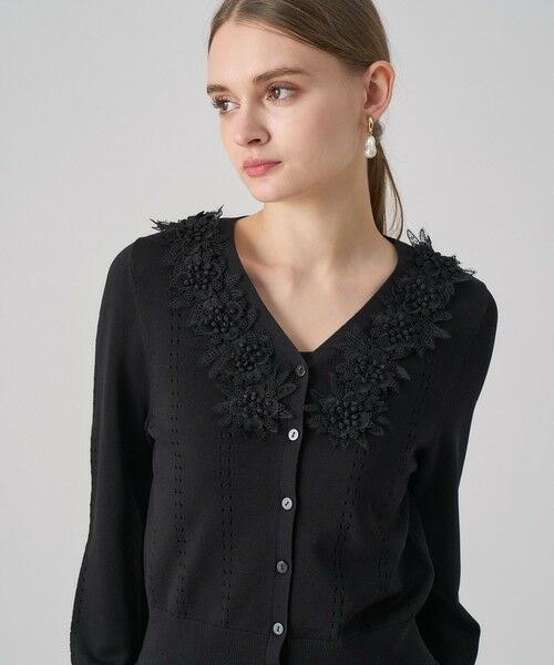 ANAYI / アナイ カーディガン・ボレロ | 立体フラワーレースV カーディガン | 詳細19