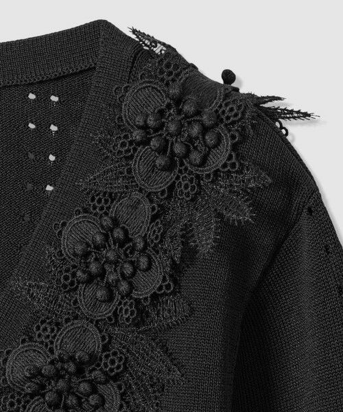 ANAYI / アナイ カーディガン・ボレロ | 立体フラワーレースV カーディガン | 詳細25