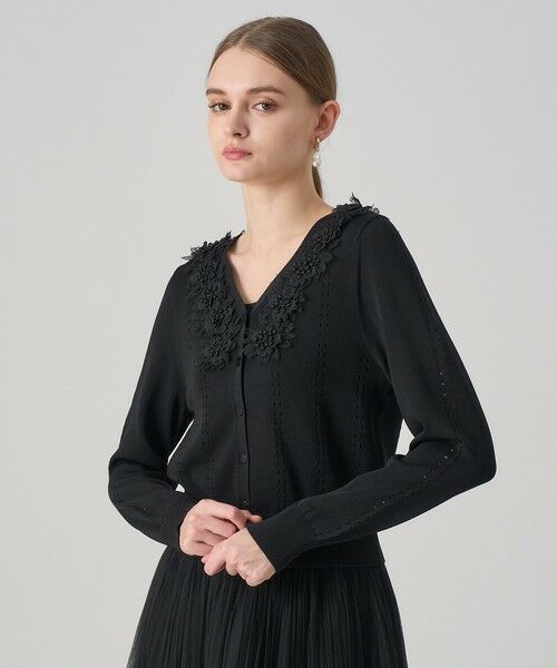 ANAYI / アナイ カーディガン・ボレロ | 立体フラワーレースV カーディガン | 詳細17