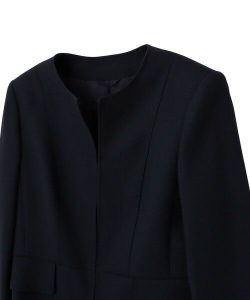 ANAYI / アナイ ノーカラージャケット | 【セットアップ対応商品】ウールジョーゼットクルー ジャケット | 詳細10