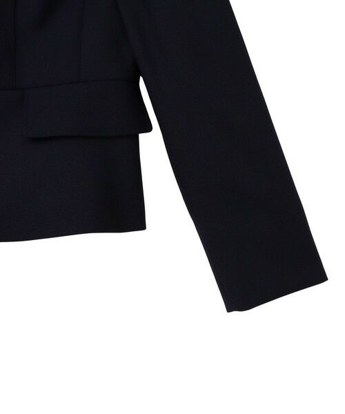 ANAYI / アナイ ノーカラージャケット | 【セットアップ対応商品】ウールジョーゼットクルー ジャケット | 詳細11