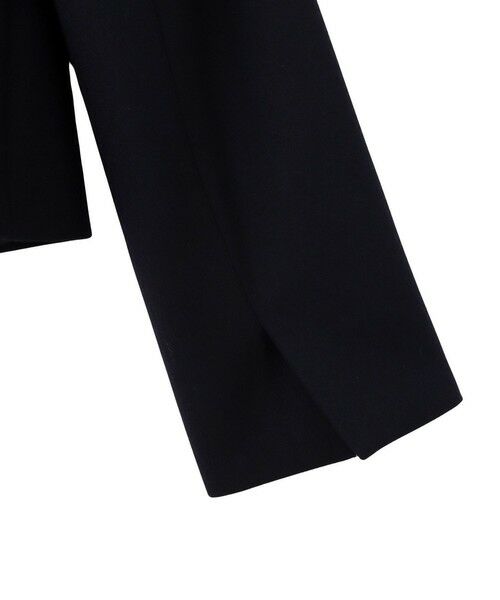 ANAYI / アナイ ノーカラージャケット | 【セットアップ対応商品】ウールジョーゼットクルー ジャケット | 詳細12