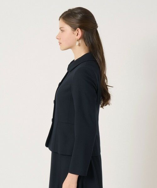 ANAYI / アナイ テーラードジャケット | 【セットアップ対応商品】ウールジョーゼットステンカラー ジャケット | 詳細2