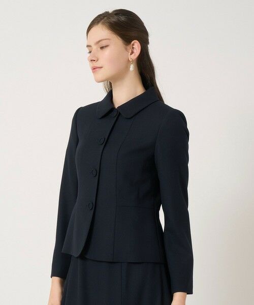 ANAYI / アナイ テーラードジャケット | 【セットアップ対応商品】ウールジョーゼットステンカラー ジャケット | 詳細4