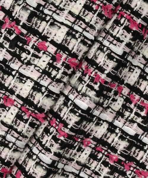 ANAYI / アナイ ノーカラージャケット | ピンクミックスツイード4ポケットジャケット | 詳細13