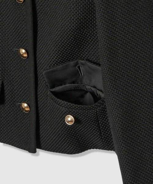 ANAYI / アナイ ノーカラージャケット | 【セットアップ対応商品】ウールプリペラノーカラージャケット | 詳細25