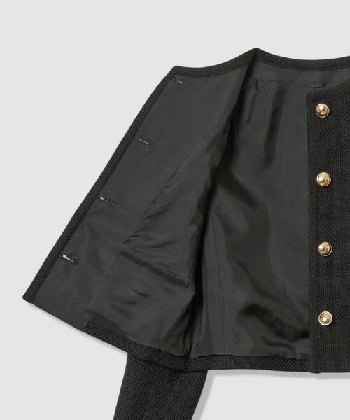 ANAYI / アナイ ノーカラージャケット | 【セットアップ対応商品】ウールプリペラノーカラージャケット | 詳細27