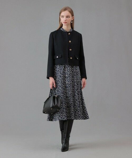 ANAYI / アナイ ノーカラージャケット | 【セットアップ対応商品】ウールプリペラノーカラージャケット | 詳細19