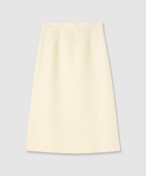 ANAYI / アナイ ミニ・ひざ丈スカート | 【セットアップ対応商品】ウールプリペラAラインスカート(off white (02))