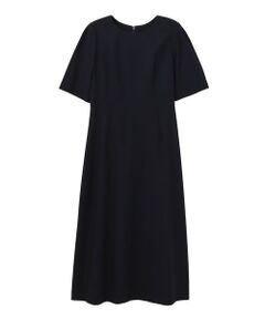 ANAYI / アナイ ドレス | 【セットアップ対応商品】ウールジョーゼットシームフレア ワンピース