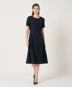 ANAYI / アナイ ドレス | 【セットアップ対応商品】ウールジョーゼットクルー ワンピース