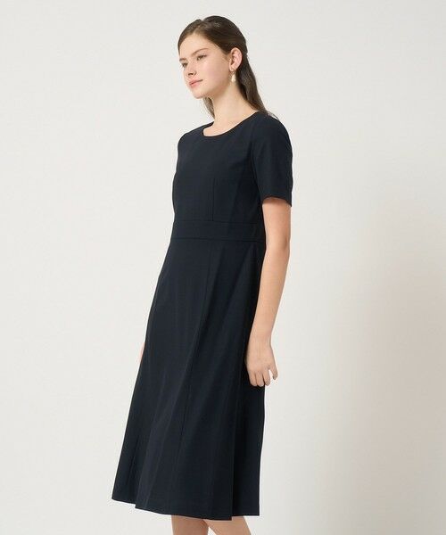 ANAYI / アナイ ドレス | 【セットアップ対応商品】ウールジョーゼットクルー ワンピース | 詳細5