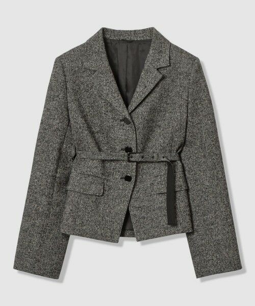 ANAYI / アナイ その他アウター | 【セットアップ対応商品】ウールシルクツイードペプラムジャケット | 詳細17