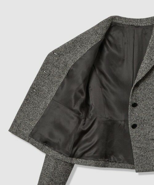 ANAYI / アナイ その他アウター | 【セットアップ対応商品】ウールシルクツイードペプラムジャケット | 詳細24