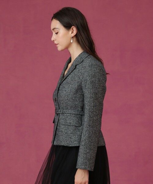 ANAYI / アナイ その他アウター | 【セットアップ対応商品】ウールシルクツイードペプラムジャケット | 詳細12