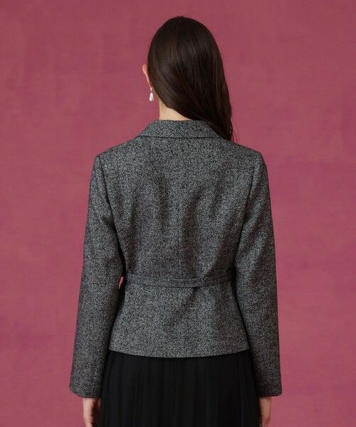 ANAYI / アナイ その他アウター | 【セットアップ対応商品】ウールシルクツイードペプラムジャケット | 詳細13
