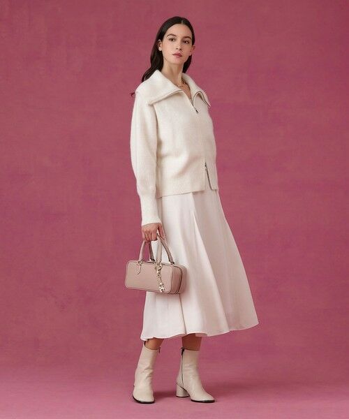 ANAYI / アナイ ミニ・ひざ丈スカート | レザーライクマチフレアスカート | 詳細6