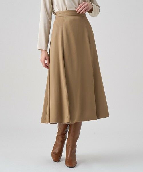 ANAYI / アナイ ミニ・ひざ丈スカート | レザーライクマチフレアスカート | 詳細21