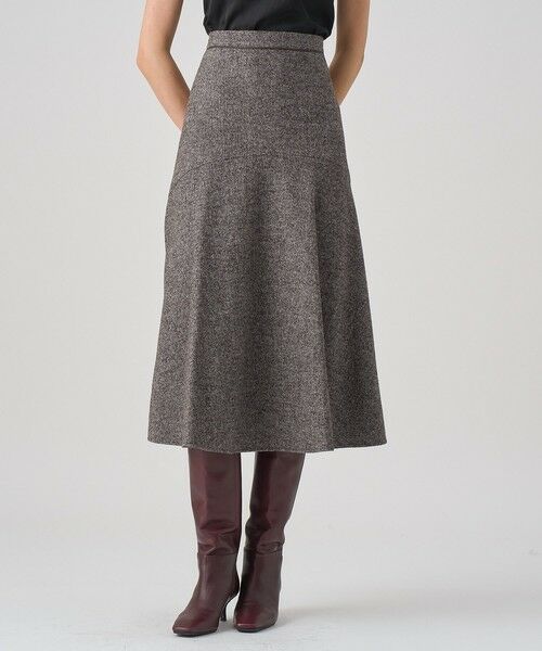 ANAYI / アナイ ロング・マキシ丈スカート | 【セットアップ対応商品】ウールシルクツイードマーメイドスカート | 詳細1