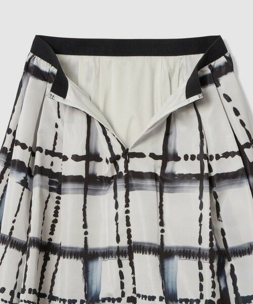 ANAYI / アナイ ミニ・ひざ丈スカート | チェックプリントタックギャザーフレアスカート | 詳細10