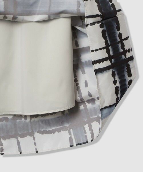 ANAYI / アナイ ミニ・ひざ丈スカート | チェックプリントタックギャザーフレアスカート | 詳細12