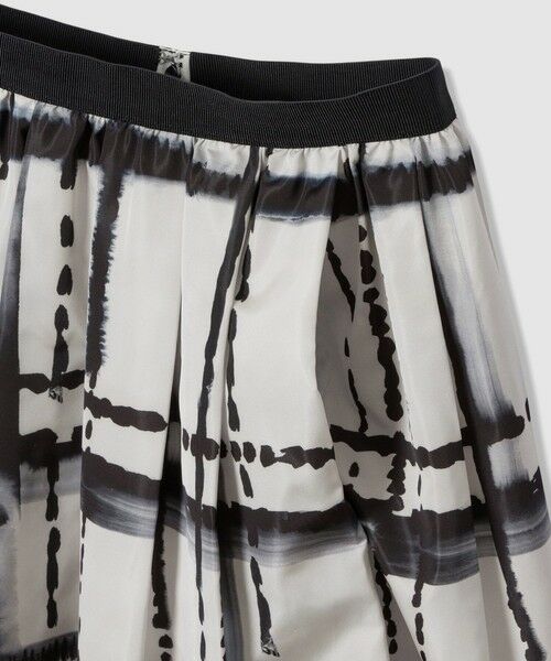 ANAYI / アナイ ミニ・ひざ丈スカート | チェックプリントタックギャザーフレアスカート | 詳細9