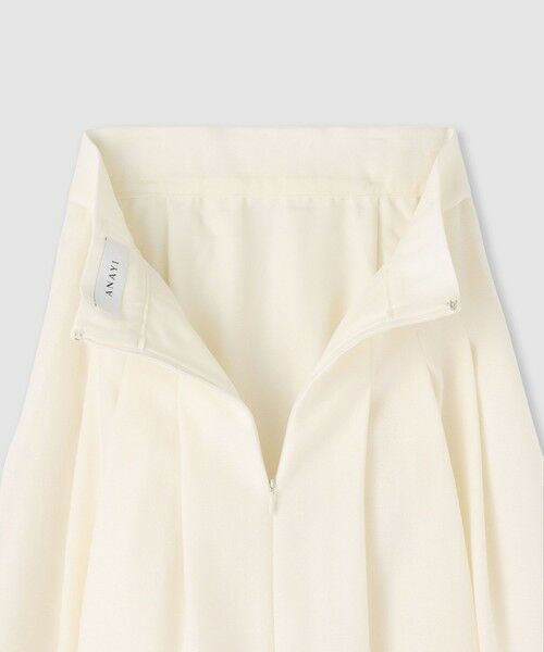 ANAYI / アナイ ロング・マキシ丈スカート | ウールジョーゼットビットベルトスカート | 詳細10