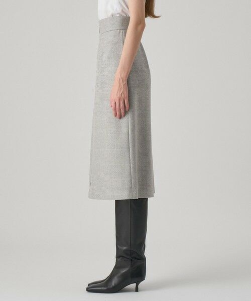 ANAYI / アナイ ミニ・ひざ丈スカート | グレンチェックタイト スカート | 詳細2