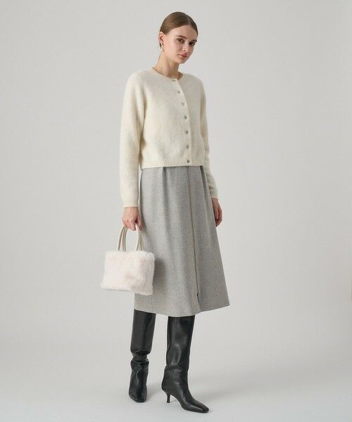 ANAYI / アナイ ミニ・ひざ丈スカート | グレンチェックタイト スカート | 詳細6