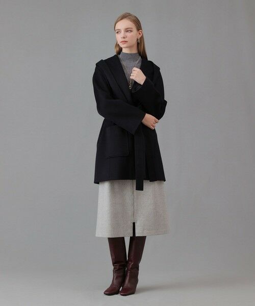 ANAYI / アナイ ミニ・ひざ丈スカート | グレンチェックタイト スカート | 詳細9