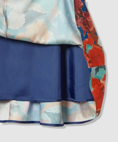 ANAYI / アナイ ミニ・ひざ丈スカート | アートフラワータックフレア スカート | 詳細10