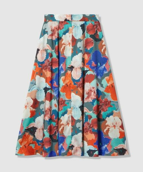 ANAYI / アナイ ミニ・ひざ丈スカート | アートフラワータックフレア スカート | 詳細7