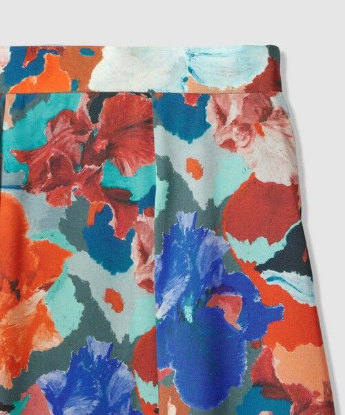 ANAYI / アナイ ミニ・ひざ丈スカート | アートフラワータックフレア スカート | 詳細8