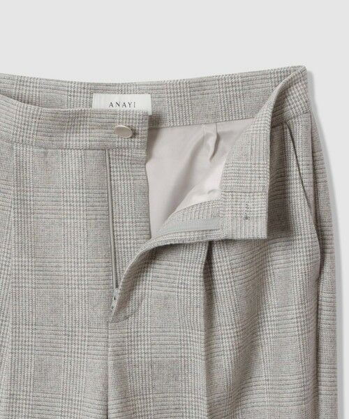 ANAYI / アナイ その他パンツ | グレンチェックワイドタックパンツ | 詳細13