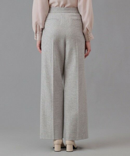 ANAYI / アナイ その他パンツ | グレンチェックワイドタックパンツ | 詳細3