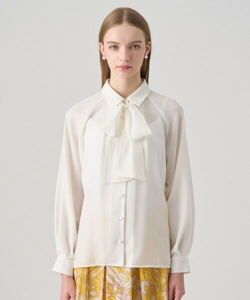 ANAYI / アナイ シャツ・ブラウス | ビエラＶスリットシャツ ブラウス | 詳細1