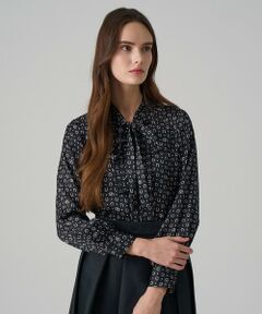 ANAYI / アナイ シャツ・ブラウス | ホースシュープリントプリーツタイブラウス